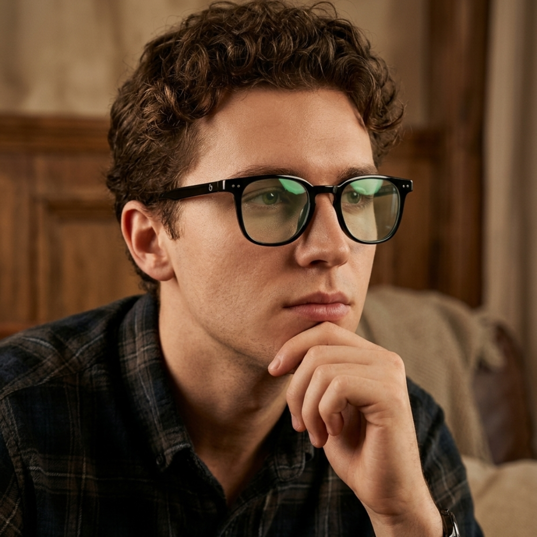 Edison – Clear Glasses · No Color Distortion