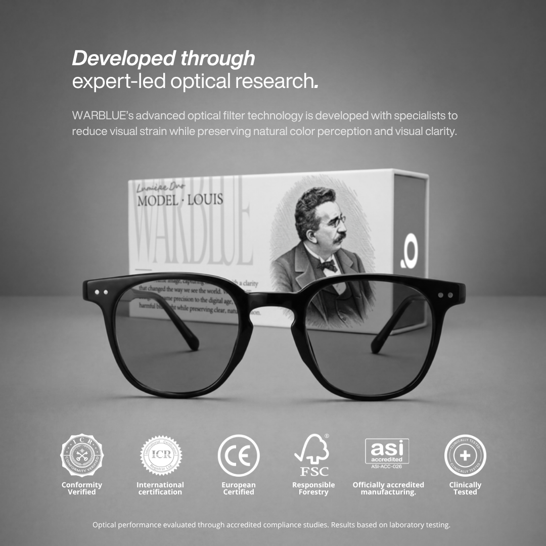 Louis sunglasses – optical research and certifications