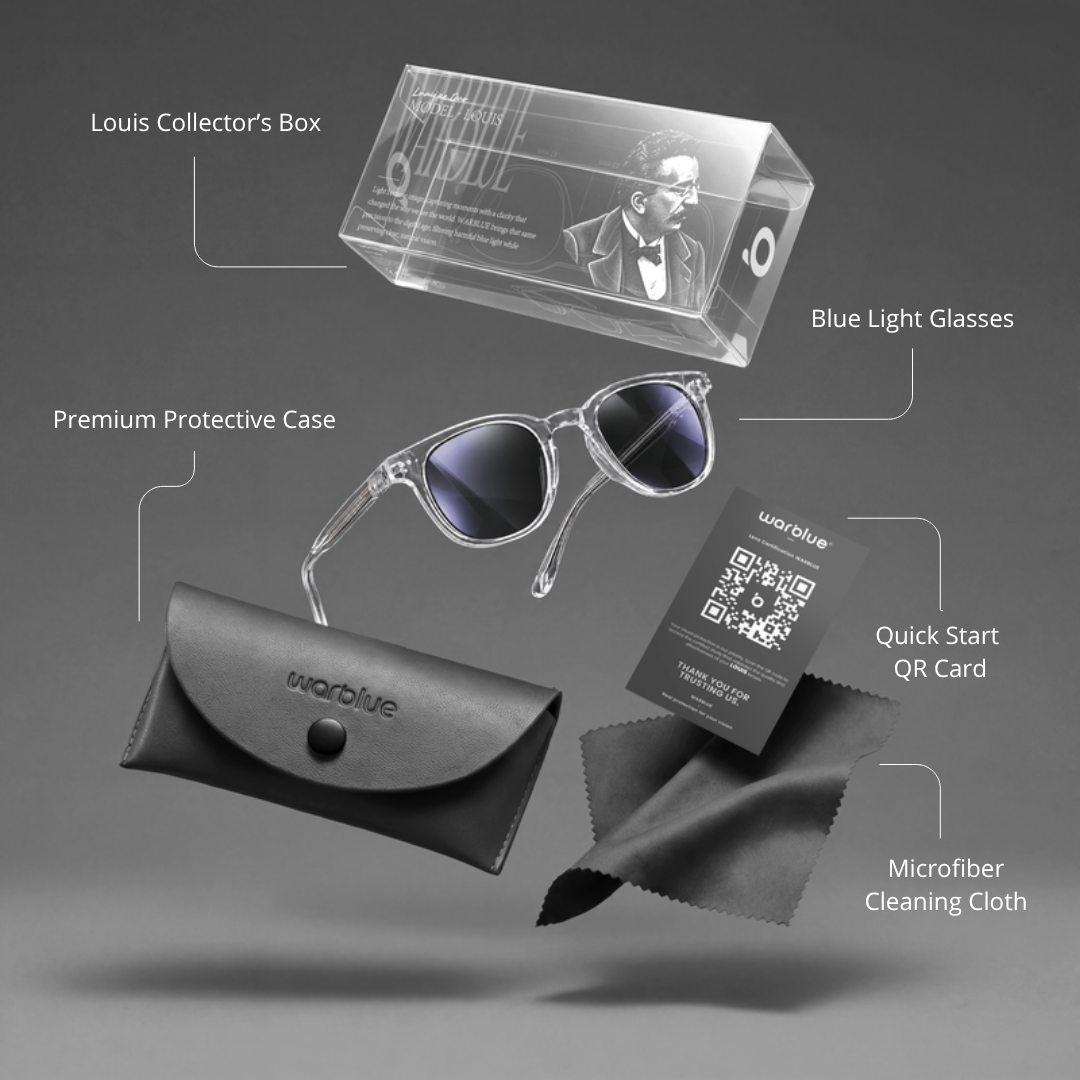 Louis Collector's Box with protective case, QR card and microfiber cloth – Crystal frame