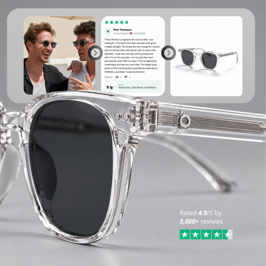 Auguste Crystal customer reviews – transparent frame