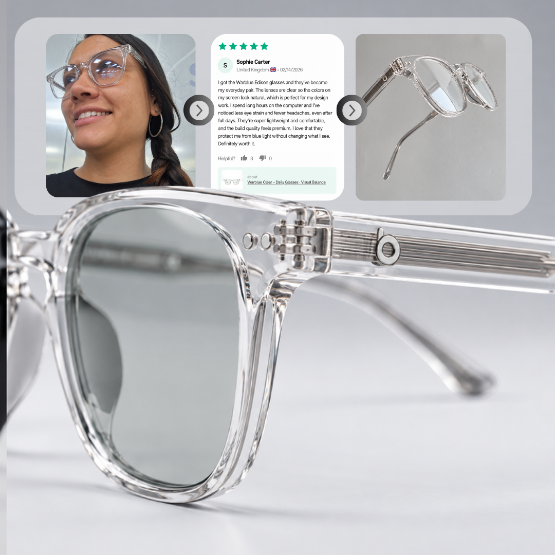 Edison Crystal customer reviews – transparent frame